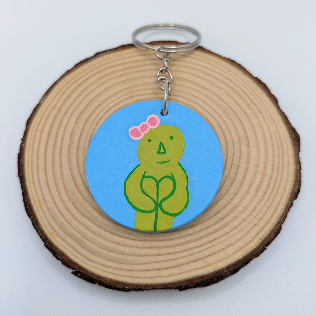 green friend keyring