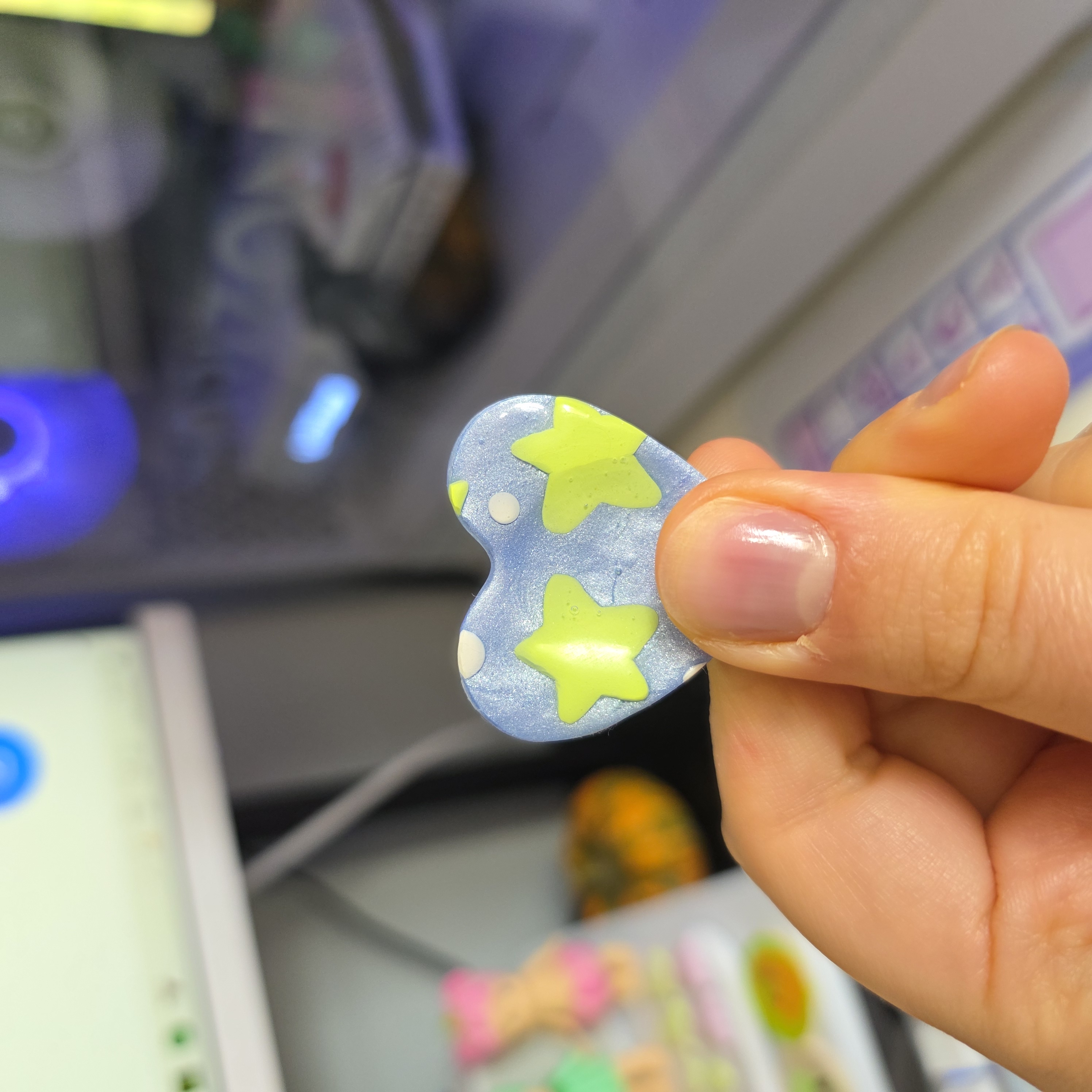 heart worry stone