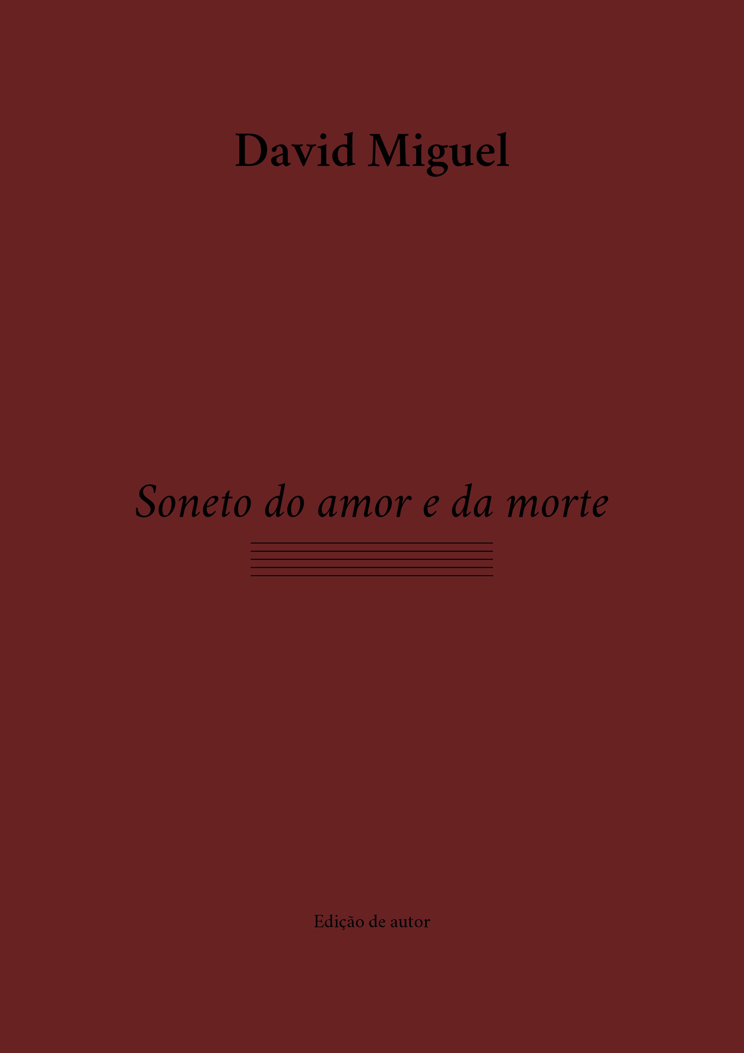 Soneto do amor e da morte