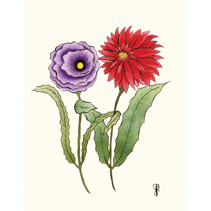 Be Mine Flowers with Envelope Seal