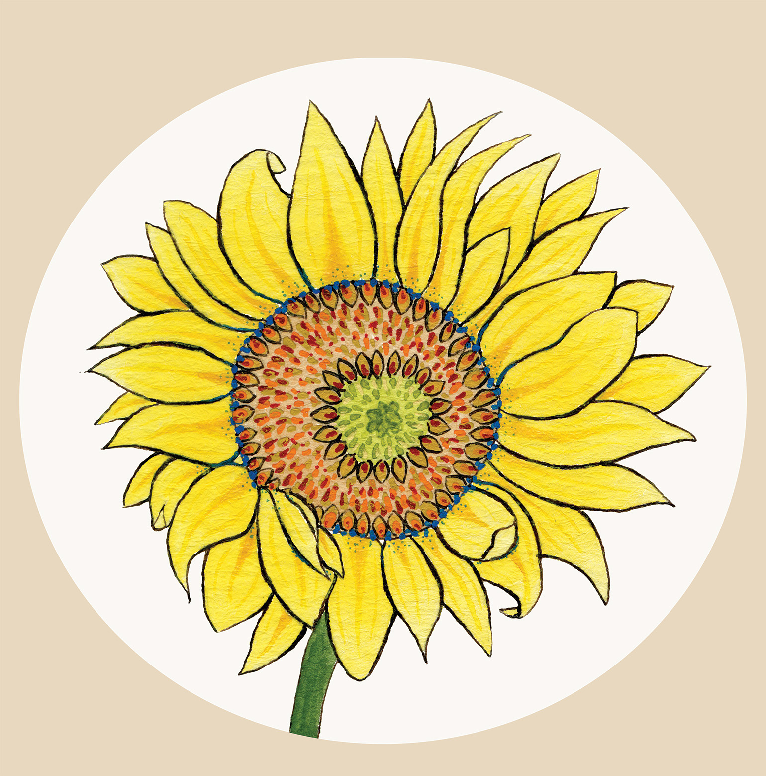 Vincent's Sunflower Seal - 2-Pack