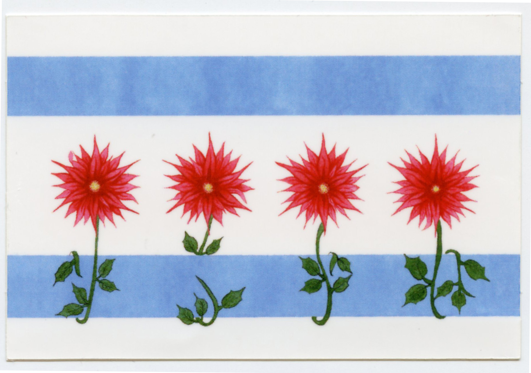 Chicago Flag Sticker