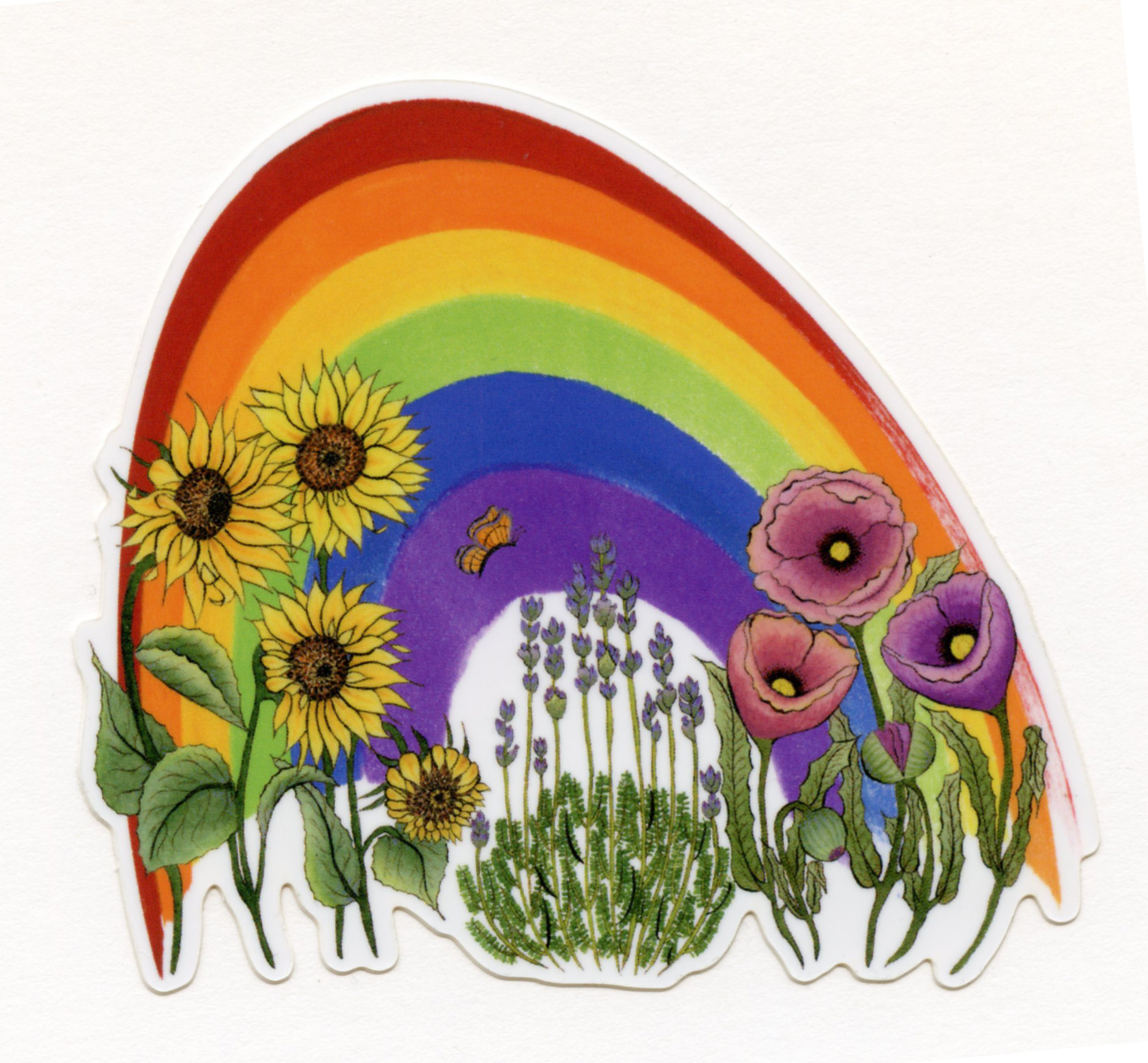 Endless Summer Rainbow Sticker