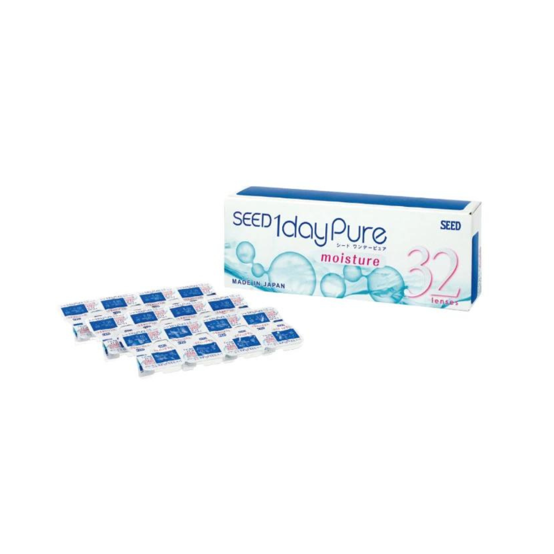 Vienadieniai kontaktiniai lęšiai  SEED 1DAY Pure Moisture (1vnt)