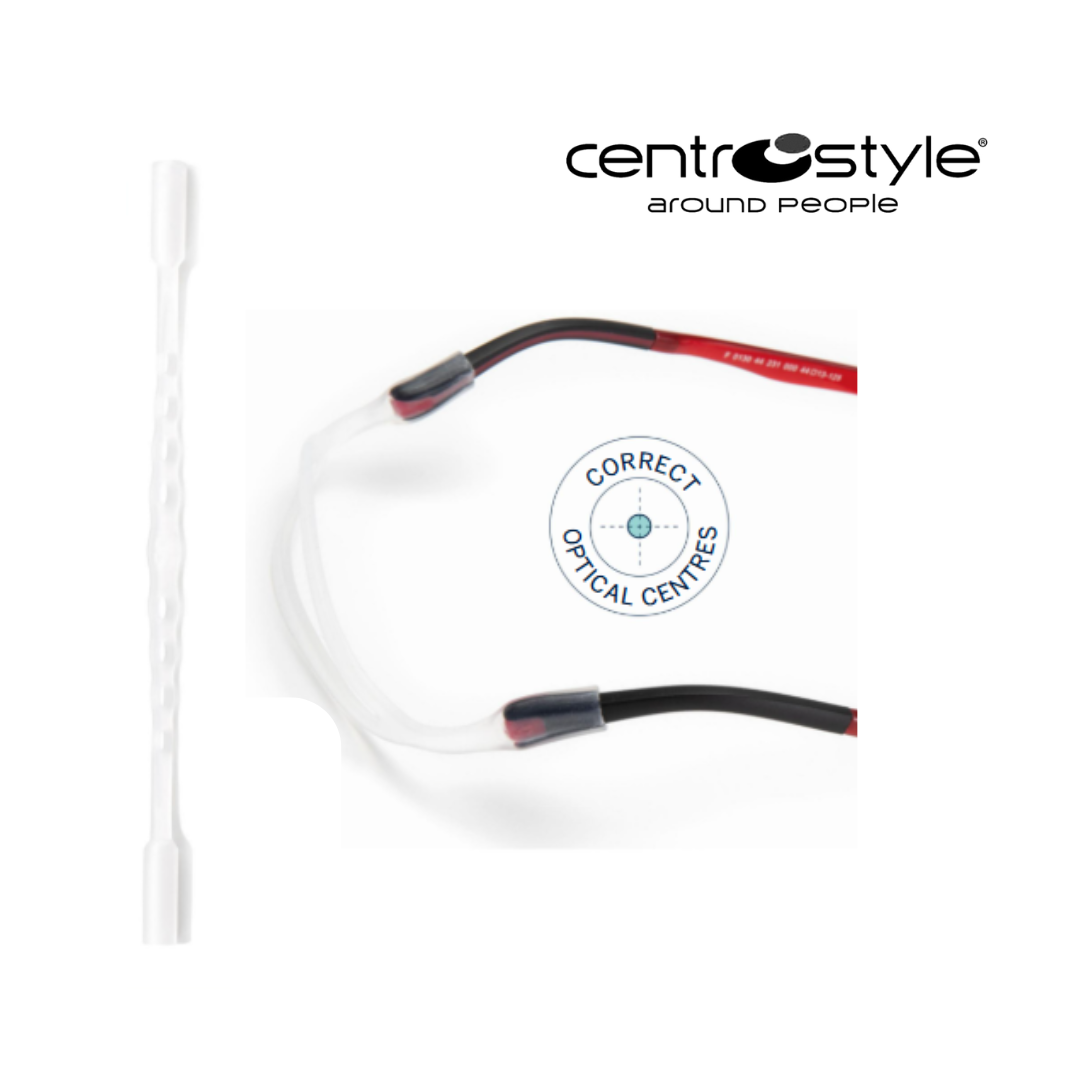 Silikoninė virvelė prilaikanti akinius CENTROSTYLE (skaidrios)
