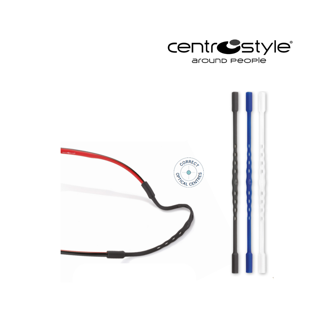 Silikoninė virvelė prilaikanti akinius CENTROSTYLE (skaidrios)