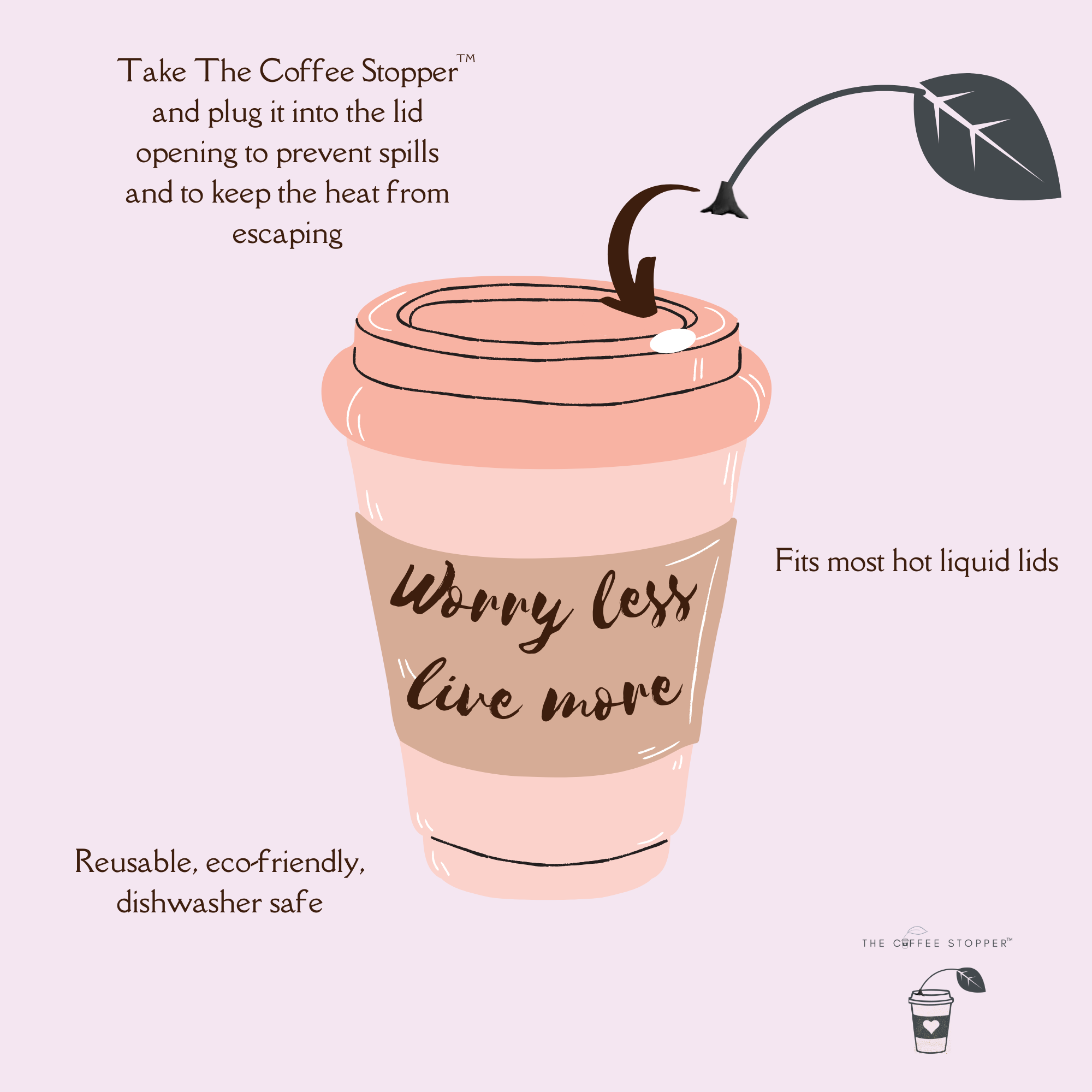 The Coffee Stopper™ Recycling Green