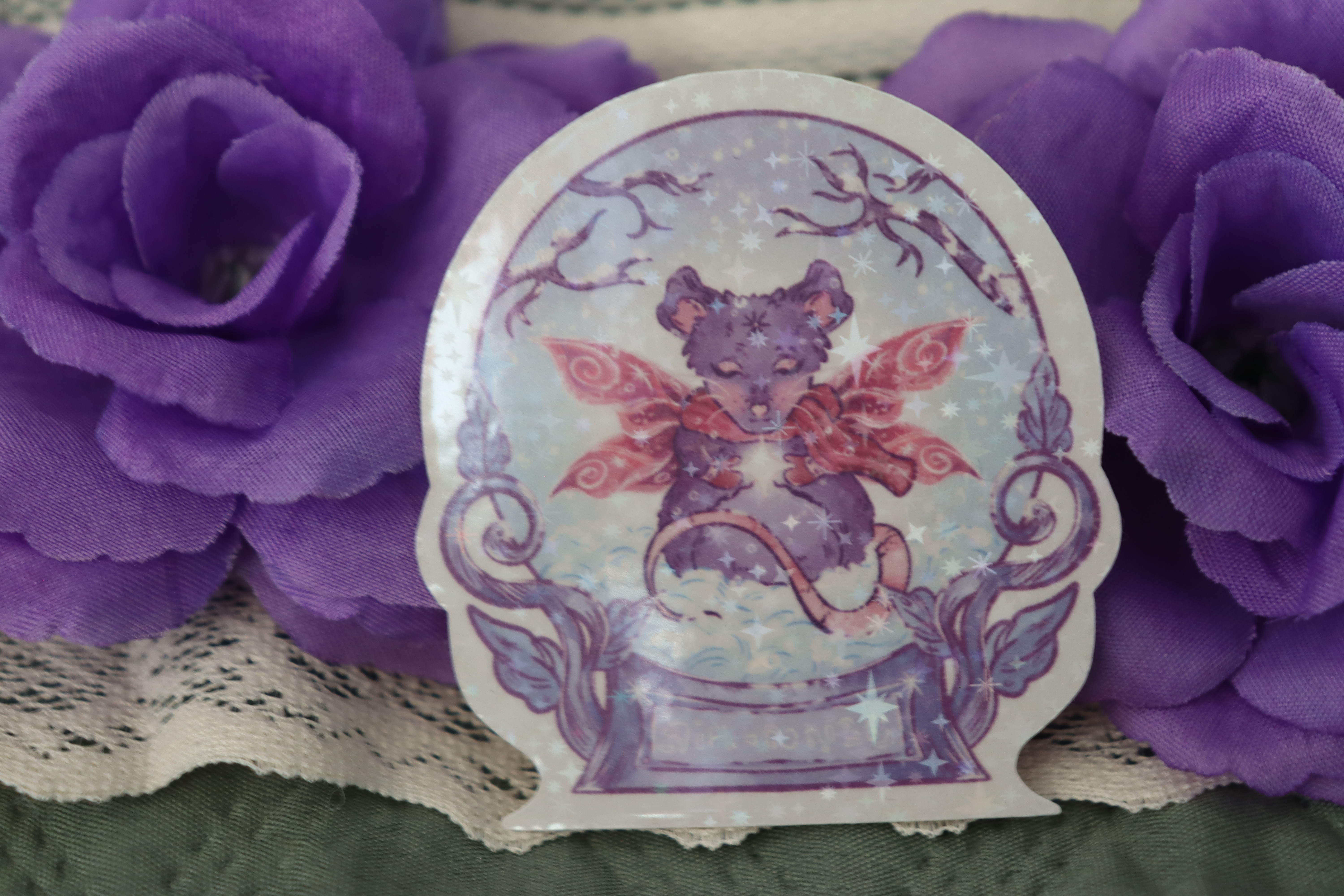 Stickers boule de neige 