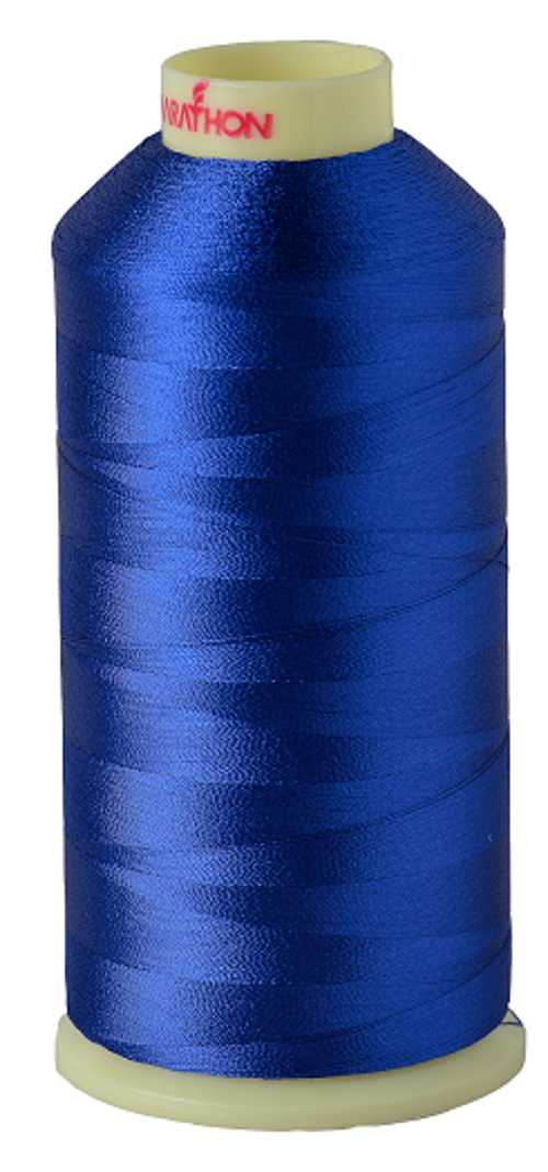 Marathon Embroidery Machine Thread 5000m Spool Rayon 1255 Royal Blue