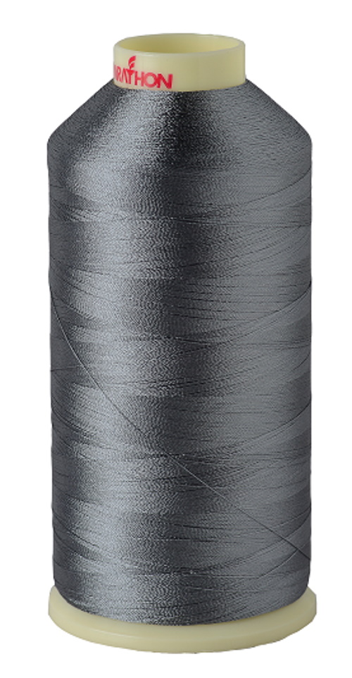 Marathon Embroidery Machine Thread 5000m Spool Rayon 1321 Grey