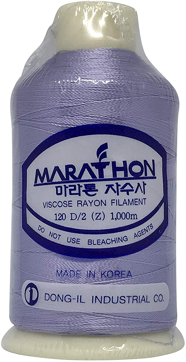 Marathon Embroidery Machine Thread 1000m Spool Rayon 1195 Lavender