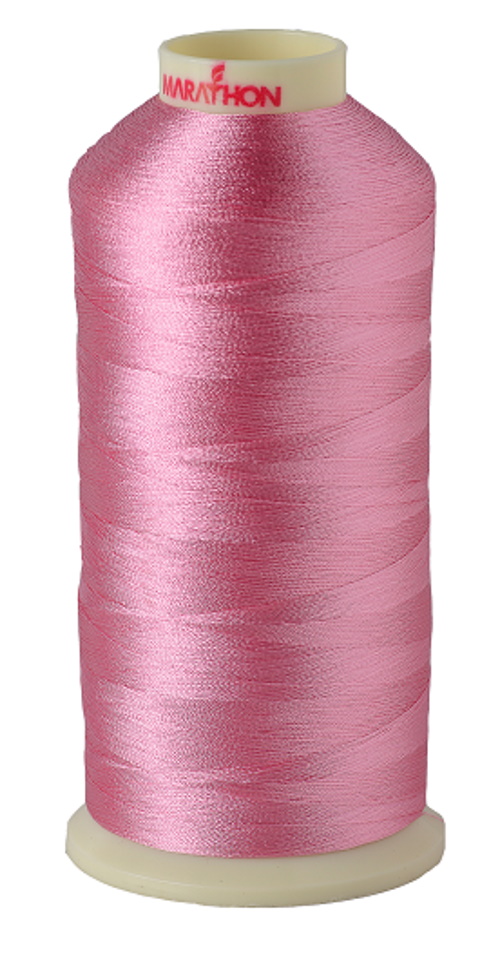 Marathon Embroidery Machine Thread 1000m Spool Rayon 1227 Candy Pink