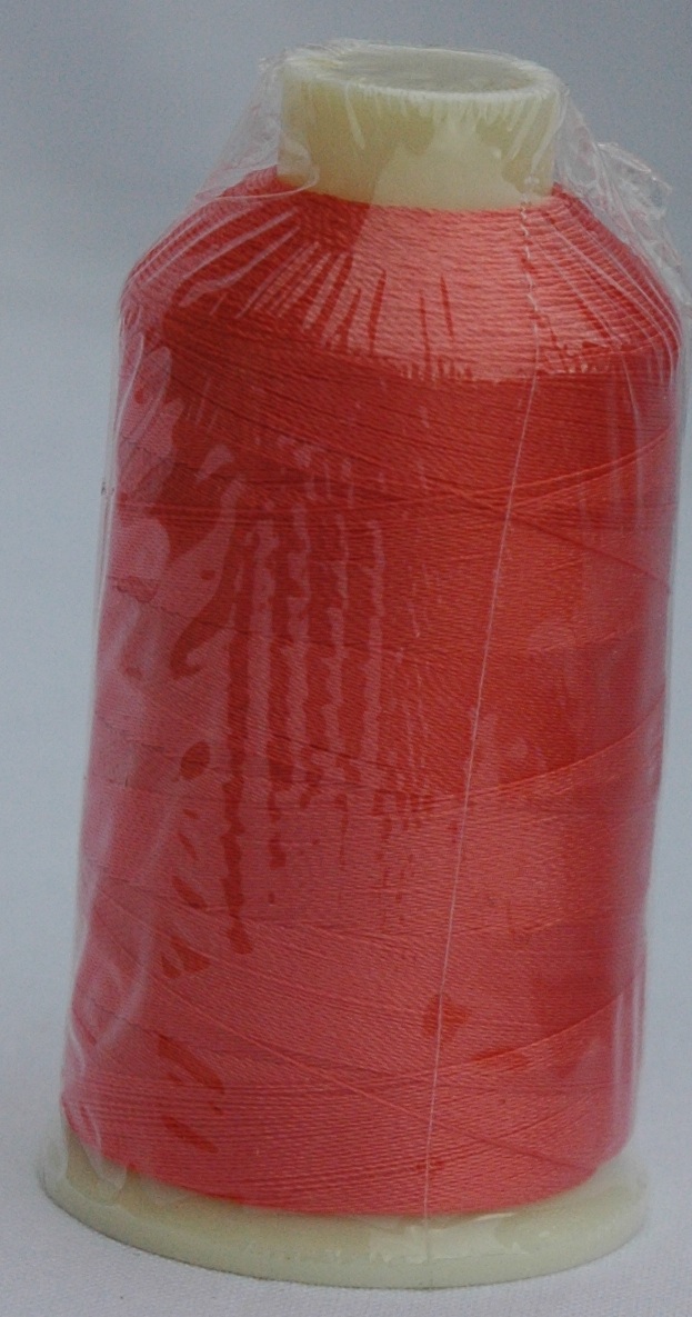 Marathon Embroidery Machine Thread 1000m Spool Rayon 1409 Coral