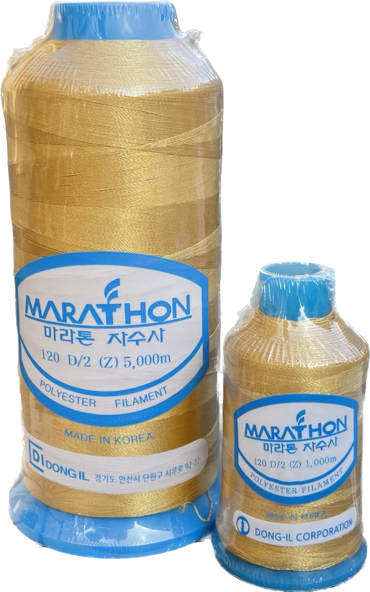 Polyester Embroidery Machine Thread Marathon GOLD 1000m or 5000m