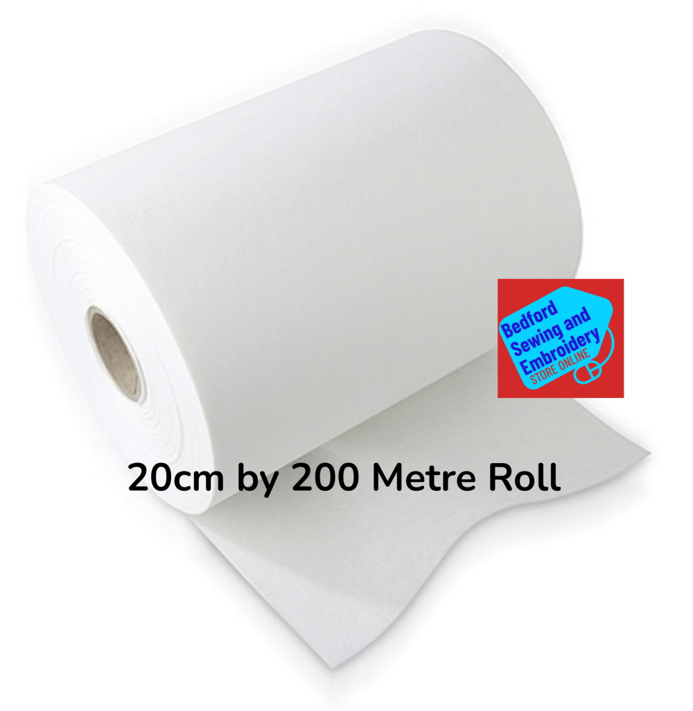 Starlite Embroidery Tear Away Backing / Stabiliser 40gm 20cm Metre by 200m Tearaway