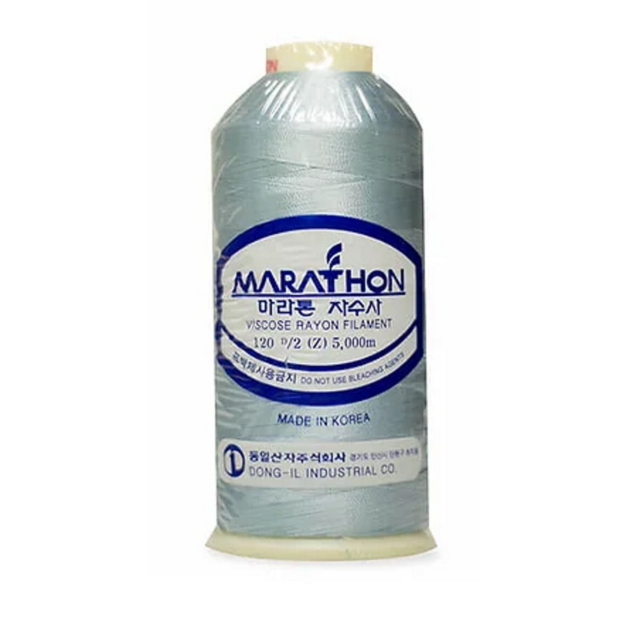 Marathon Embroidery Machine Thread 5000m Spool Rayon 1056 Light Blue
