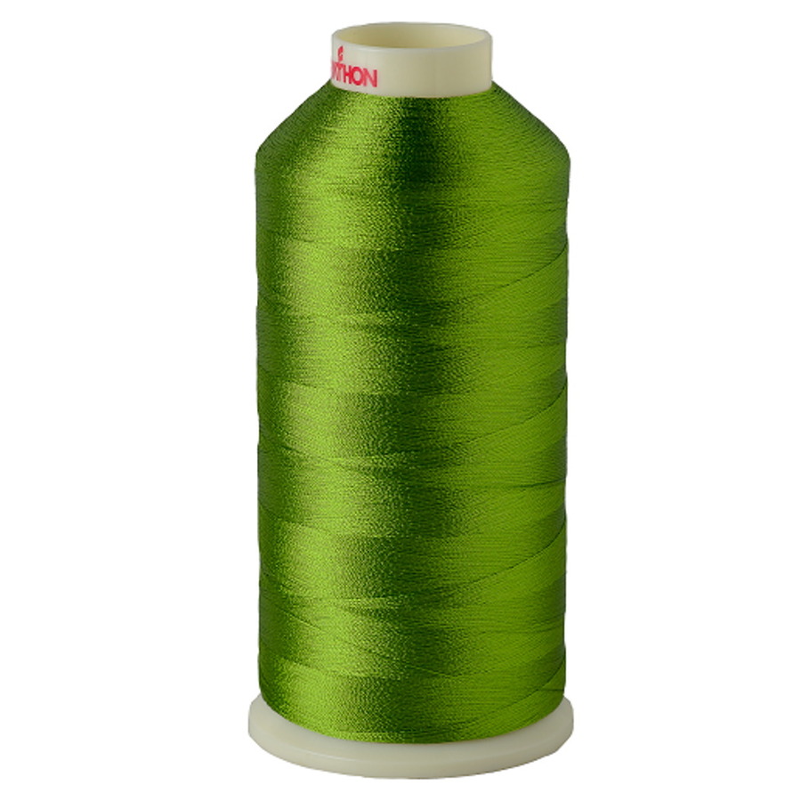 Marathon Embroidery Machine Thread 1000m Spool Rayon 1123 Bright Green