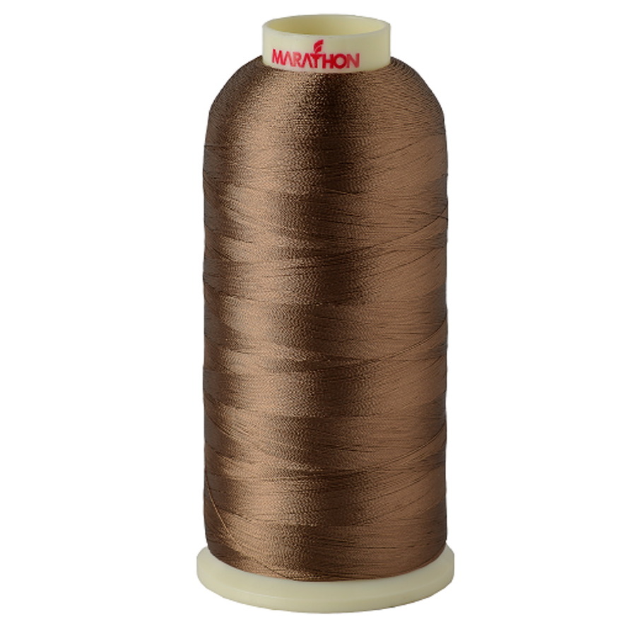 Marathon Embroidery Machine Thread 5000m Spool Rayon 1143 Tan