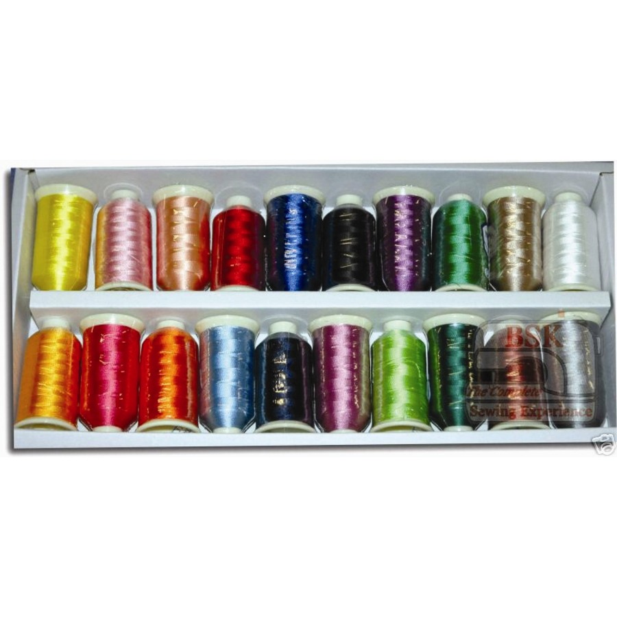 Marathon Embroidery Machine Thread Rayon Box of 20 Popular
