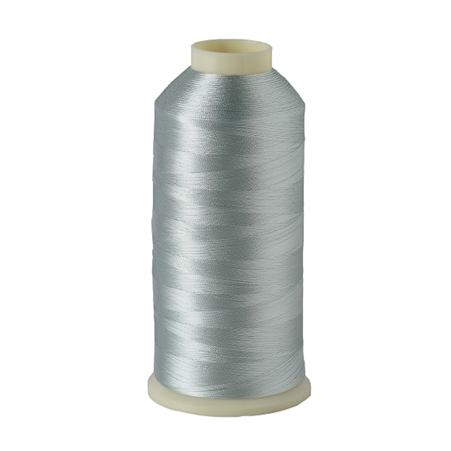 Marathon Embroidery Machine Thread 5000m Spool Rayon 1163 Silver