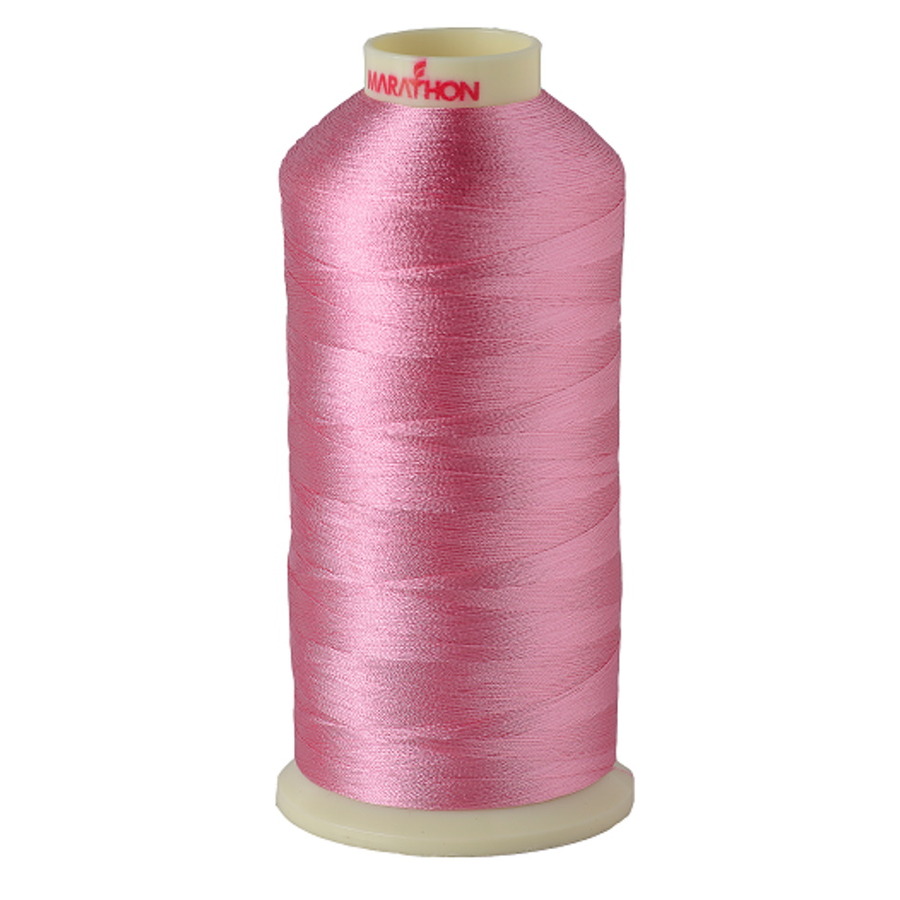 Marathon Embroidery Machine Thread 5000m Spool Rayon 1227 Candy Pink