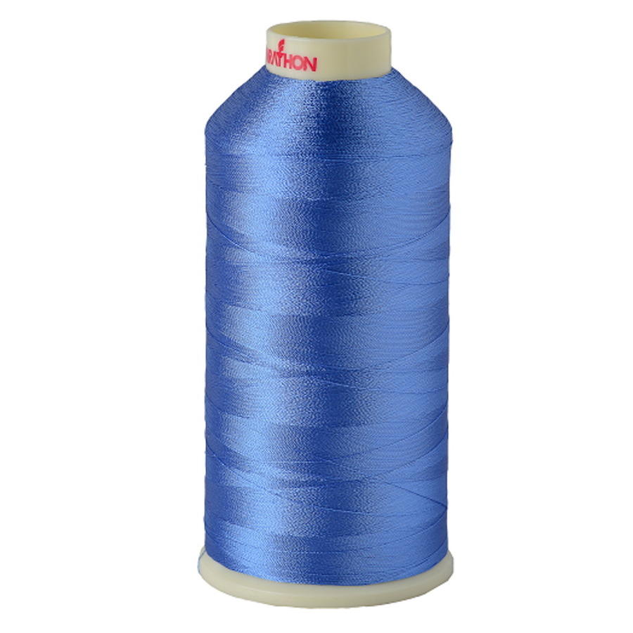 Marathon Embroidery Machine Thread 1000m Spool Rayon 1247 Cornflower