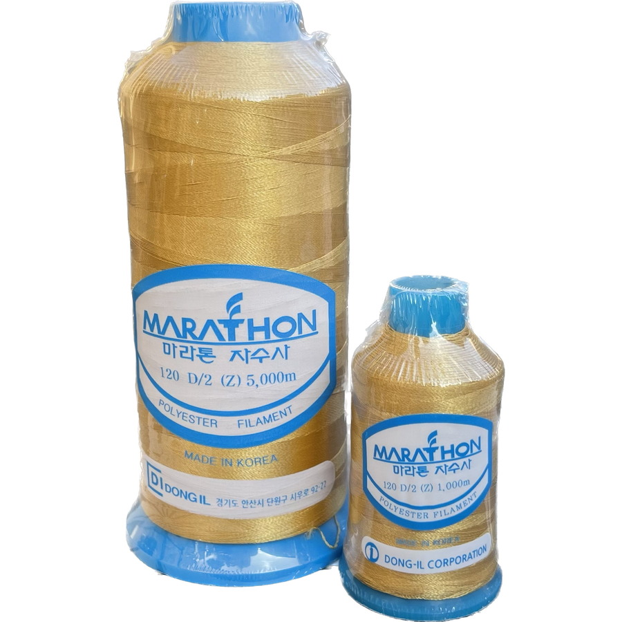 Polyester Embroidery Machine Thread Marathon GOLD 1000m or 5000m