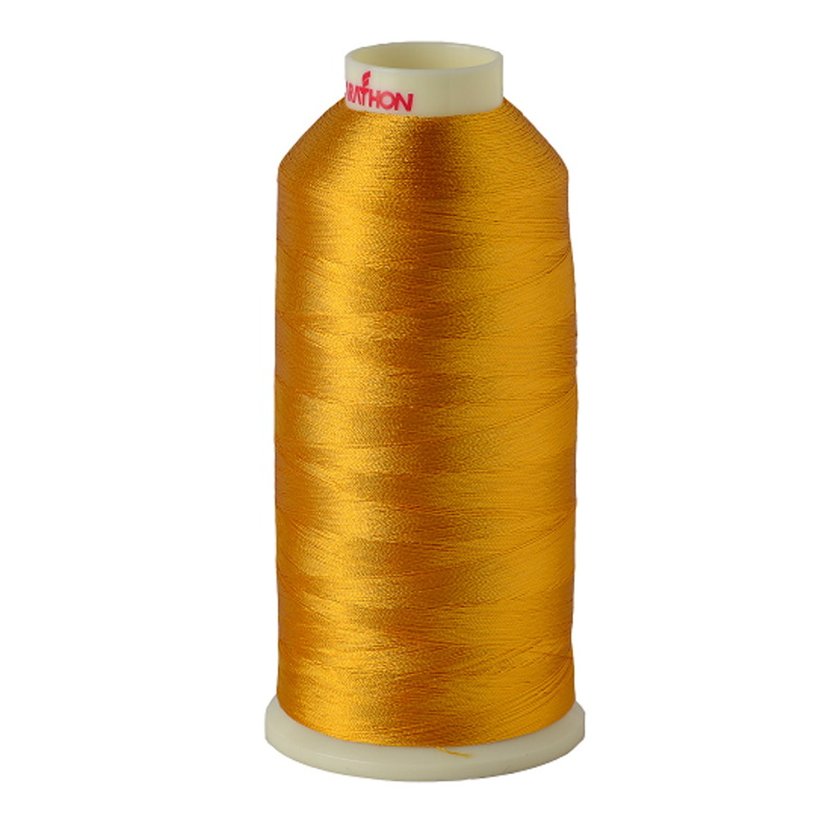 Marathon Embroidery Machine Thread 1000m Spool Rayon 1425 Gold 2