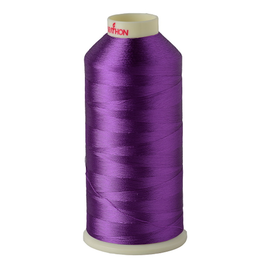 Marathon Embroidery Machine Thread 1000m Spool Rayon 1410 Dark Purple