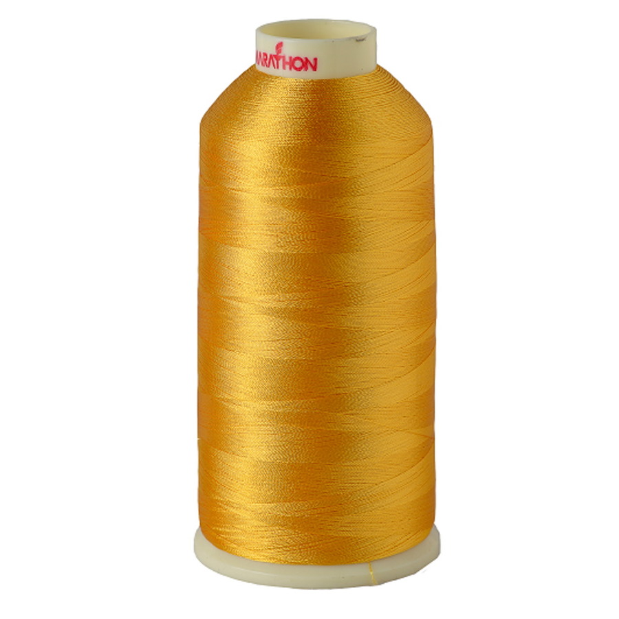 Marathon Embroidery Machine Thread 1000m Spool Rayon 1405 Star Gold