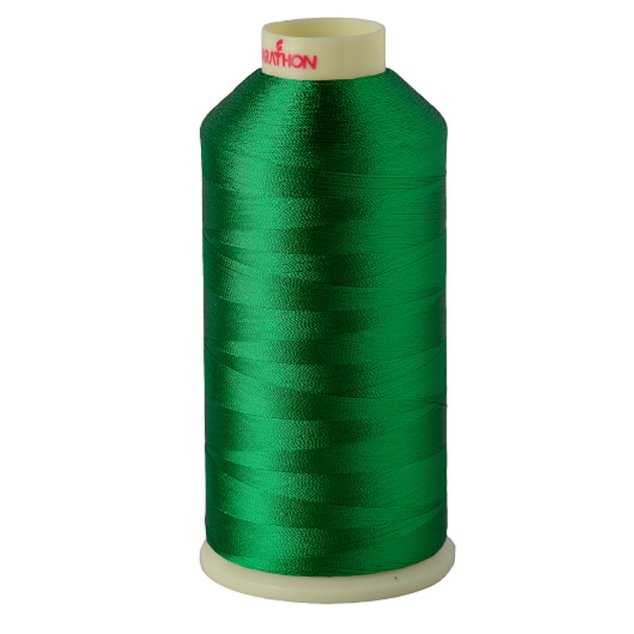 Marathon Embroidery Machine Thread 1000m Spool Rayon 1342 Emerald