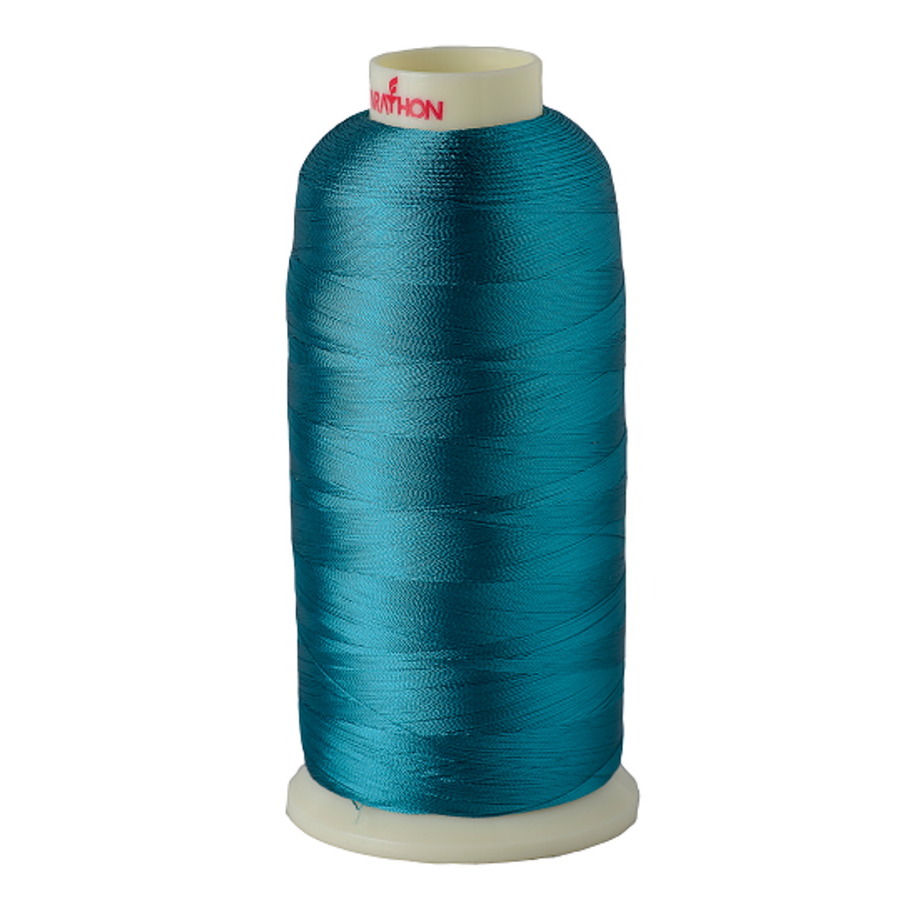Marathon Embroidery Machine Thread 1000m Spool Rayon 1327 Oceanic Green