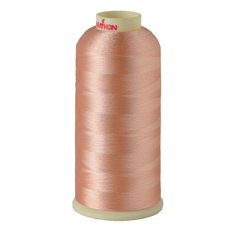 Marathon Embroidery Machine Thread 1000m Spool Rayon 1326 Apricot