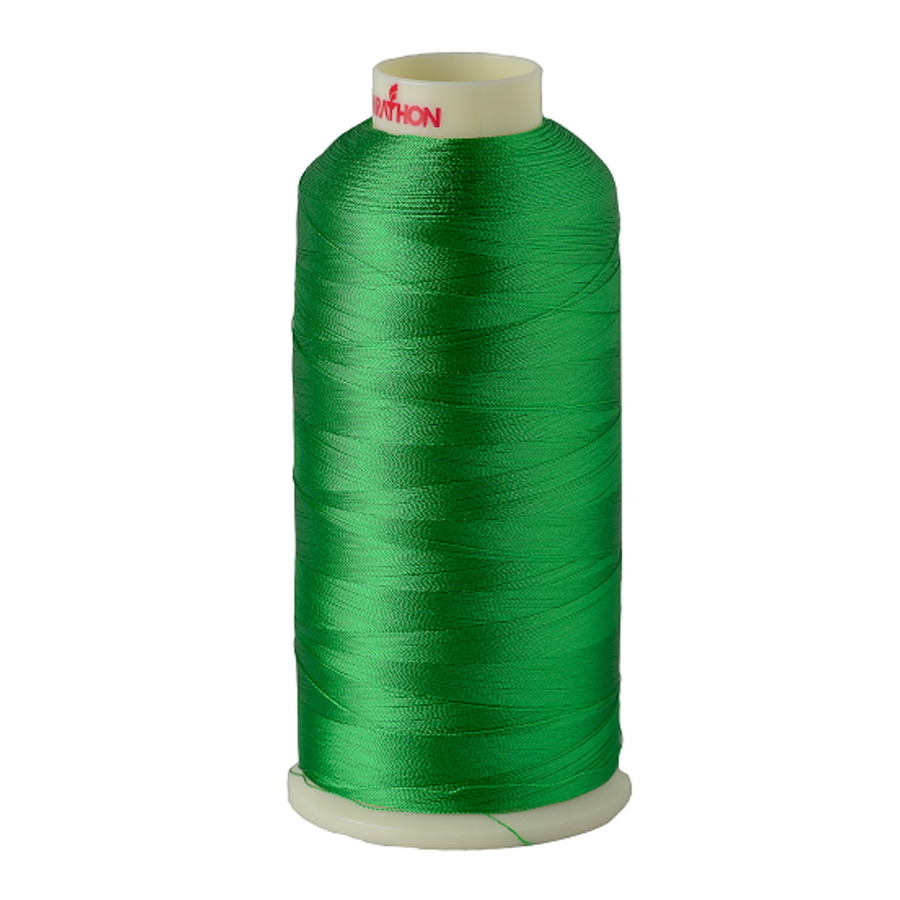 Marathon Embroidery Machine Thread 1000m Spool Rayon 1285 Bright Green