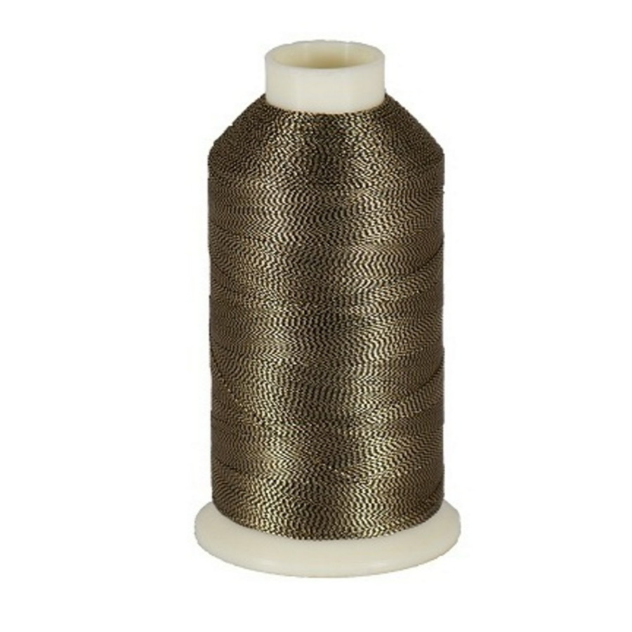 Marathon Metallic Embroidery Machine Thread 1000m Spool Rayon 3013 Khaki