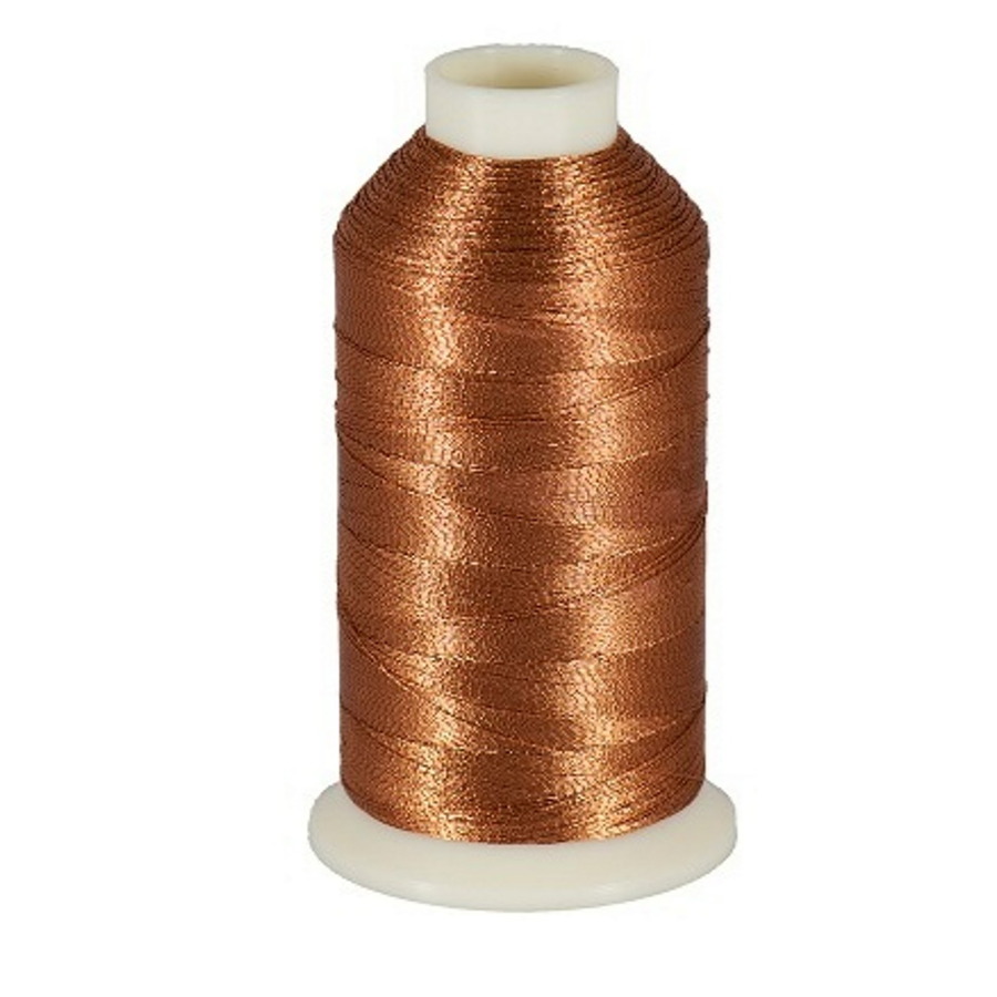 Marathon Metallic Embroidery Machine Thread 1000m Spool Rayon 3008 Cooper