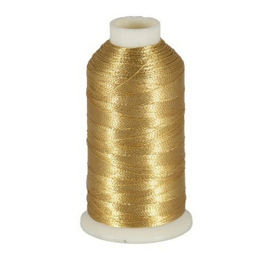 Marathon Metallic Embroidery Machine Thread 1000m Spool Rayon 3006 Gold 3