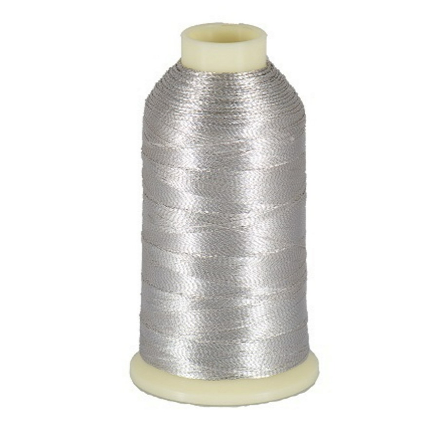 Marathon Metallic Embroidery Machine Thread 1000m Spool Rayon 3004 Snow Silver