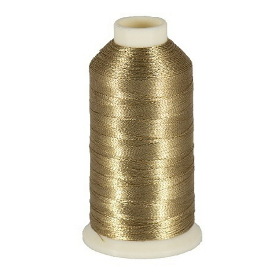 Marathon Metallic Embroidery Machine Thread 1000m Spool Rayon 3002 Gold