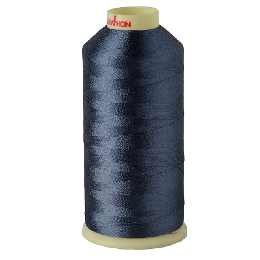 Marathon Embroidery Machine Thread 1000m Spool Rayon 1216 Dark Grey