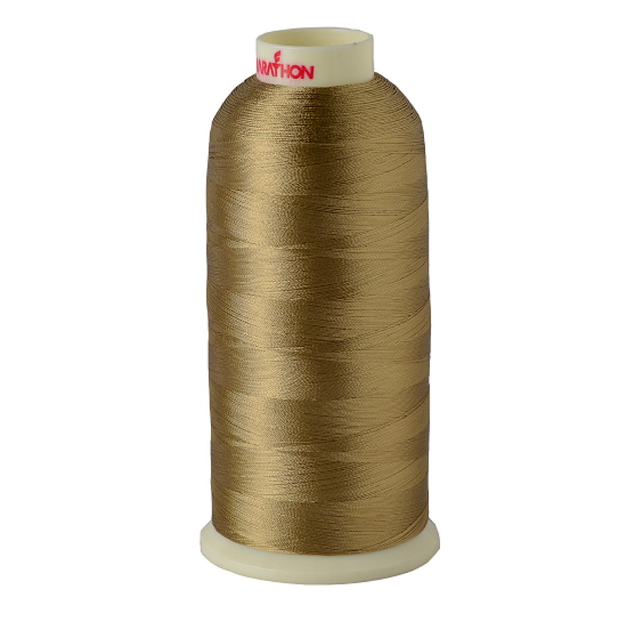 Marathon Embroidery Machine Thread 1000m Spool Rayon 1186 Khaki