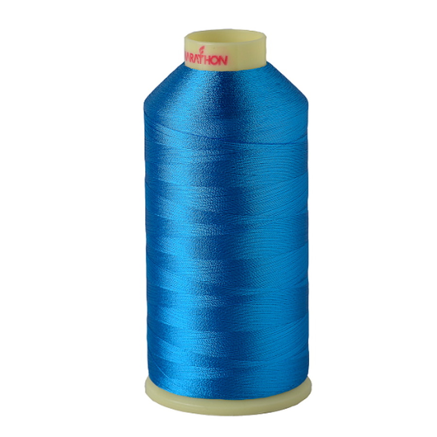 Marathon Embroidery Machine Thread 1000m Spool Rayon 1096 Sapphire
