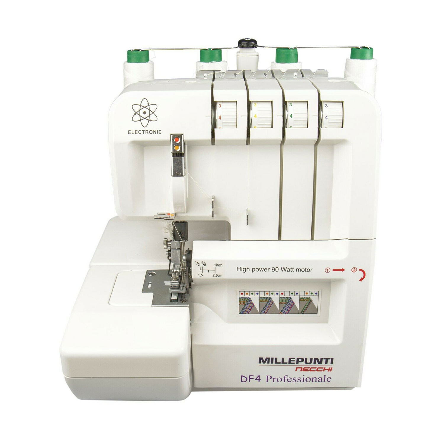 Necchi DF4 Millepunti Professional Overlocker Overlocking Sewing Machine