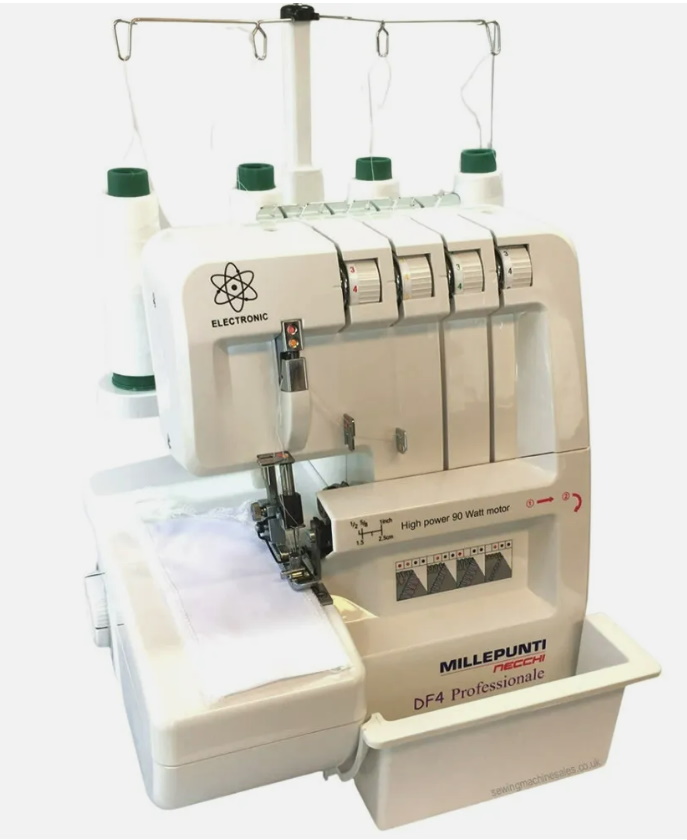 Necchi DF4 Millepunti Professional Overlocker Overlocking Sewing Machine