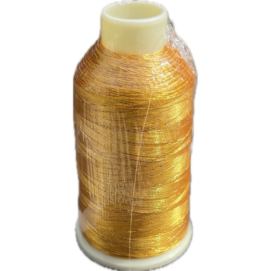 Marathon Metallic Embroidery Machine Thread 1000m Spool Rayon Gold 3111