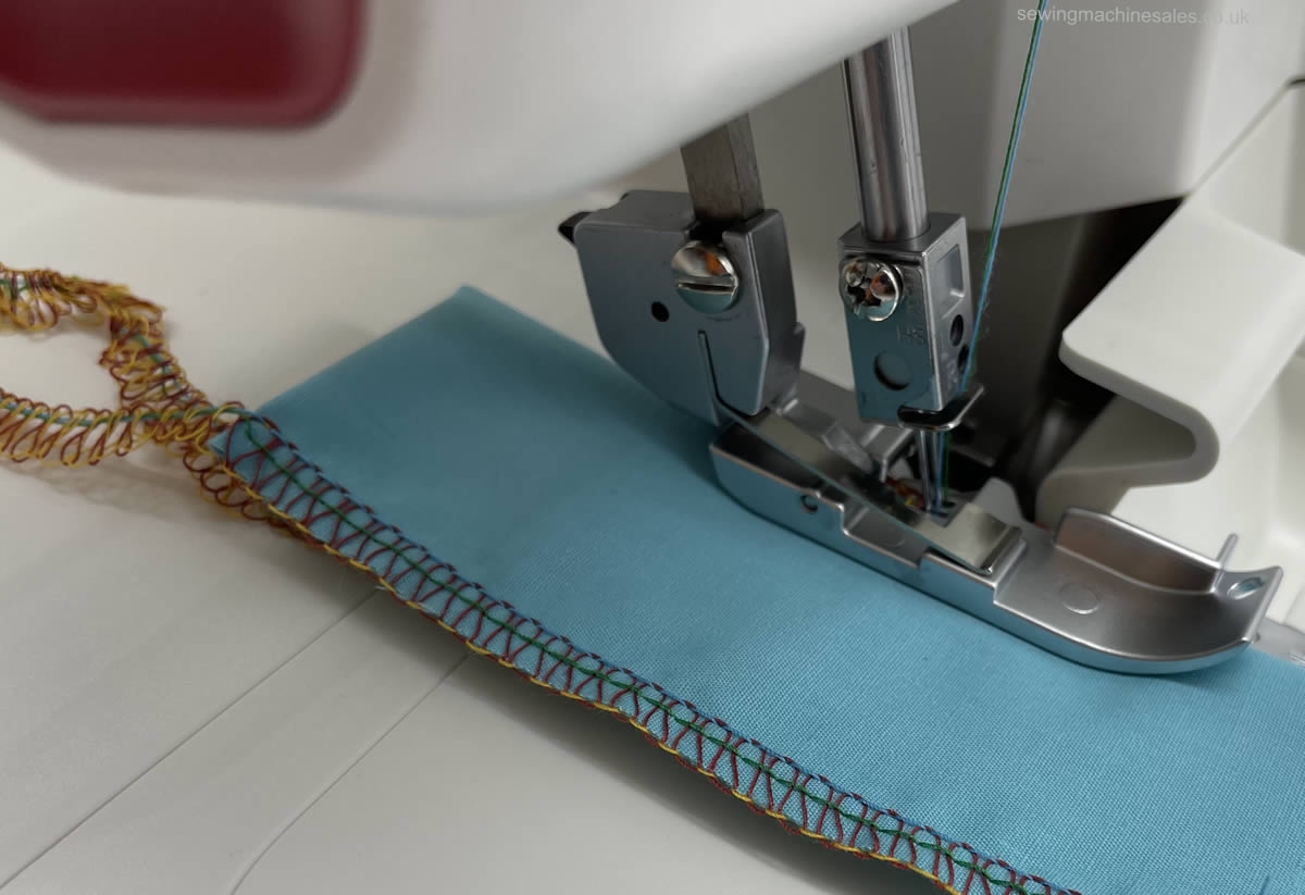 Silver Viscount 721D Overlocker 3/4 Thread Differential Feed Rolled Hem