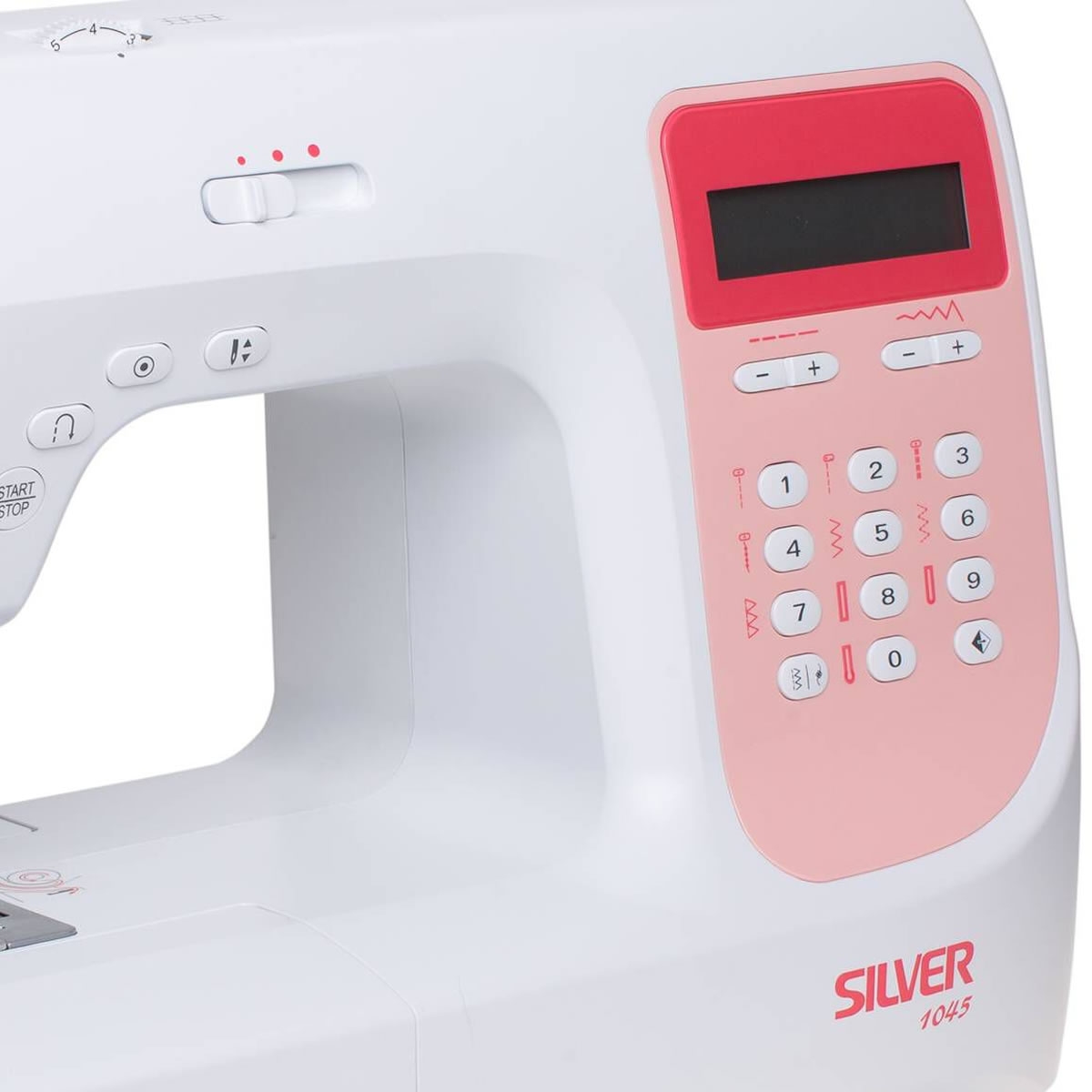 Silver Viscount 1045 Sewing Machine 45 Stitches Auto Threader Free Arm