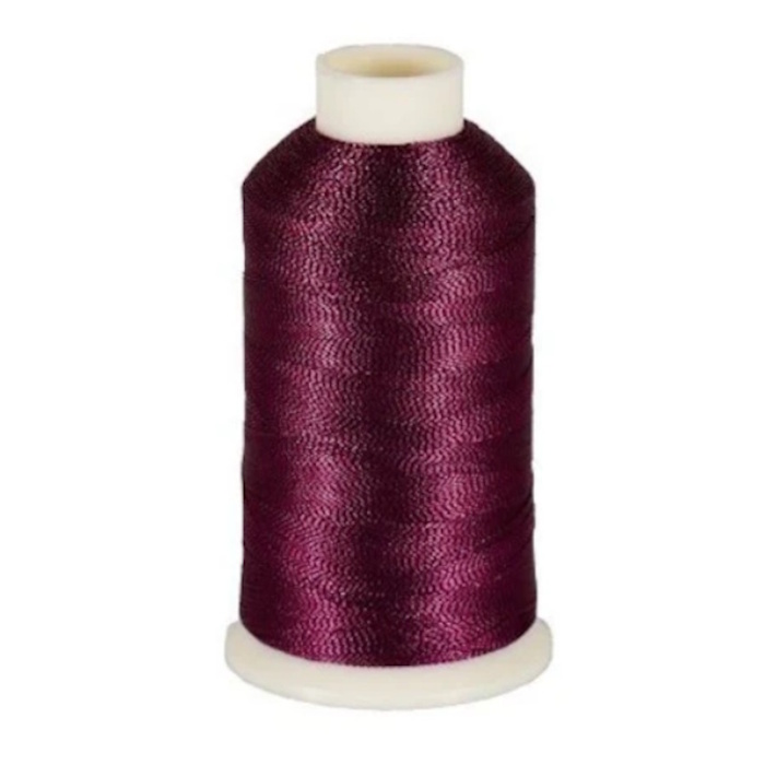 Marathon Metallic Embroidery Machine Thread 1000m Spool Rayon Maroon 3014