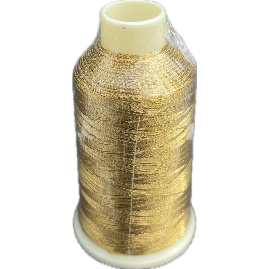 Marathon Metallic Embroidery Machine Thread 1000m Spool Rayon Gold 3108