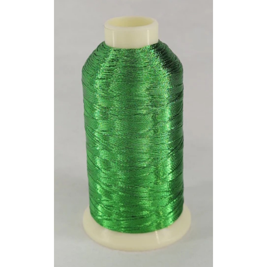 Marathon Metallic Embroidery Machine Thread 1000m Spool Rayon Green 3302